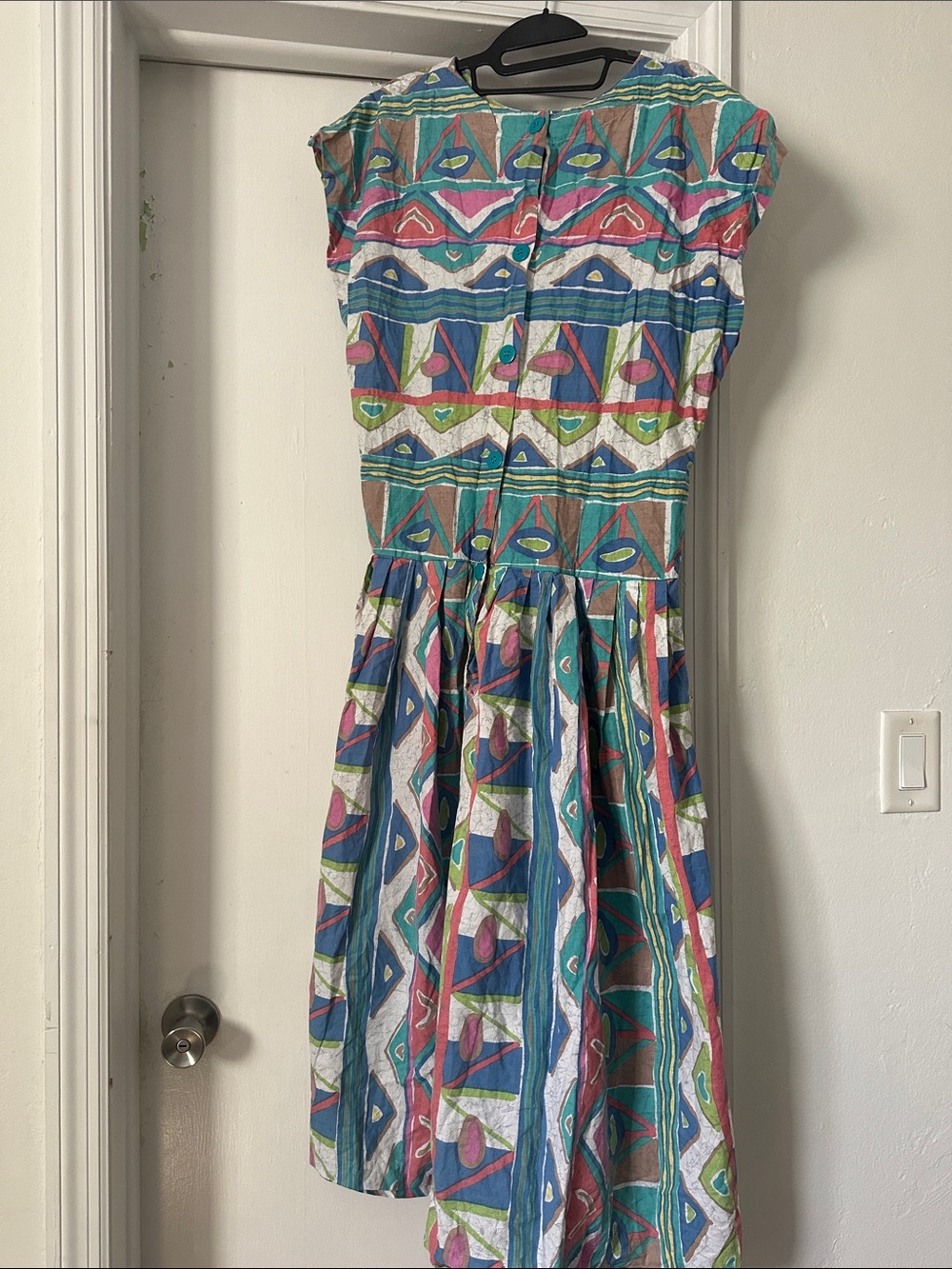 Pier 1 Multicolor Geometric Midi Dress